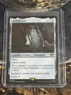 Wizards of the Coast Mithril Coat LOTR Rare Legendary Artifact Equipment 245 - Image 1