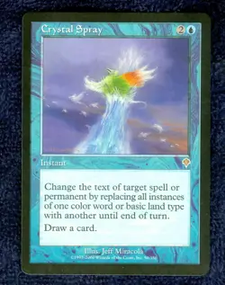 CRYSTAL SPRAY rare Invasion Magic the Gathering UNPLAYED NEAR MINT - Image 1