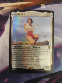 MTG WHO Peri Brown Foil - Image 1