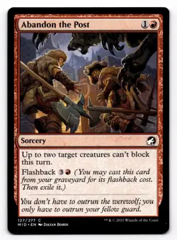 MTG Abandon the Post | #127 Innistrad: Midnight Hunt | English - Image 1