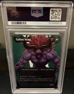 MTG Final Fantasy Vincent Valentine Galian Beast #0383 Borderless Foil - PSA 10 - Image 2