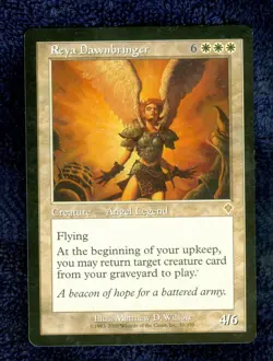 REYA DAWNBRINGER rare Invasion Magic the Gathering UNPLAYED NEAR MINT - Image 1