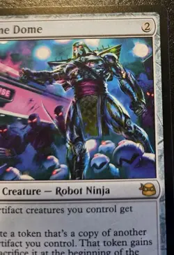 Chrome Dome 0172 Rare Teenage Mutant Ninja Turtles Magic: The Gathering - Image 3