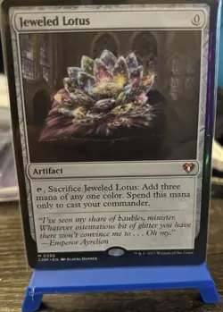 Magic: The Gathering Jeweled Lotus Commander Masters Mythic Artifact 396 Eng - Image 1