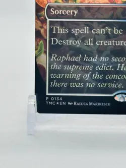 Supreme Verdict Borderless FOIL Commander: Teenage Mutant Ninja Turtles MTG MINT - Image 3