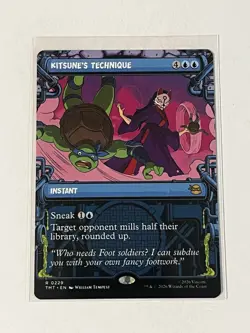 Kitsune's Technique (Showcase) #229 (NM) TMT Magic MTG - Image 1