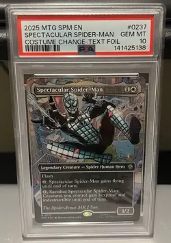 2025 MTG MARVEL'S SPIDER-MAN #0237 SPECTACULAR SPIDER-MAN PSA 10 - Image 1