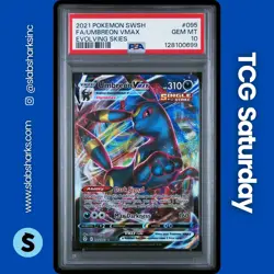 2021 POKEMON SWSH EVOLVING SKIES #095/203 UMBREON VMAX FULL ART PSA 10 - Image 1