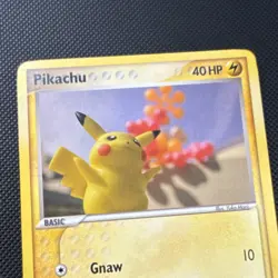 Pokemon Pikachu 16/17 POP Series 2 2005 Basic 40 HP Common Regular Yuka Morii - Image 2