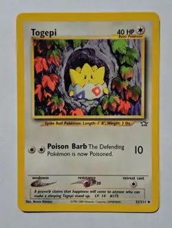 Pokemon - Togepi - Neo Genesis 51/111 - Uncommon - NM - Image 1