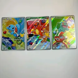 2026 First Partner Illustration Collection Series 1 Kanto Starters Pokemon - Image 1