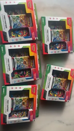 Lot Of 5 ✅ Pokemon TCG First Partner Illustration Collection Series 1 New Sealed - Image 1