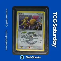 2004 POKEMON EX FIRERED LEAFGREEN #21/112 DODRIO REVERSE HOLO - Image 1