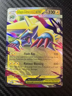 Pokemon Mega Manectric EX 050/132 Holo Rare - Near Mint - Image 1