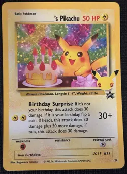 2021 POKEMON CELEBRATIONS CLASSIC COLLECTION _____'S PIKACHU 24/53 - Image 1