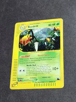 2003 Beedrill H4/H32 Skyridge Holo Pokemon Card - Image 2