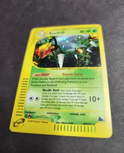 2003 Beedrill H4/H32 Skyridge Holo Pokemon Card - Image 4