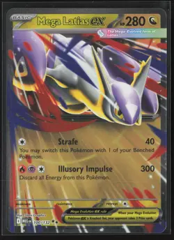 Mega Latias ex 100/132 Double Rare Mega Evolution Pokemon Near Mint - Image 1