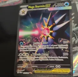 Pokemon Mega Starmie GX Perfect Order Full Art Holo Mega Evolution GX - Image 1