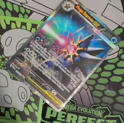 Pokemon Mega Starmie GX Perfect Order Full Art Holo Mega Evolution GX - Image 4