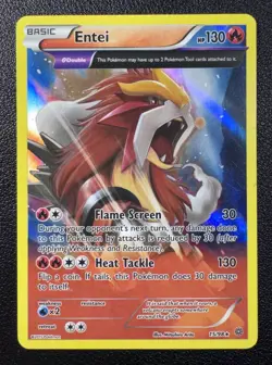 Pokemon Entei Ancient Origins Holo Rare Holofoil 15/98 XY - Image 1