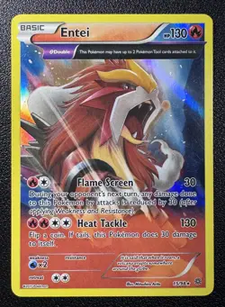 Pokemon Entei Ancient Origins Holo Rare Holofoil 15/98 XY - Image 2