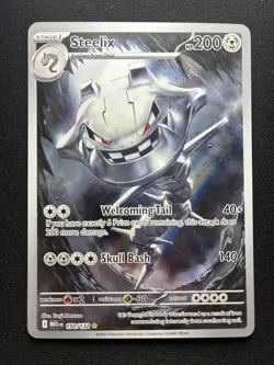 Pokemon: Steelix Illustration Rare 150/132 Mega Evolution - Image 1