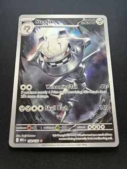 Pokemon: Steelix Illustration Rare 150/132 Mega Evolution - Image 2