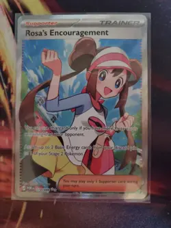 Pokemon Rosa's Encouragement 114/088 Perfect Order Full Art NM - Image 1