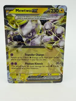 Pokemon Mewtwo Ex 058/182 Paradox Rift - Image 1
