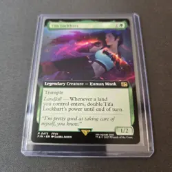 MTG Tifa Lockhart 473 Extended Art Regular Rare Final Fantasy FIN - Image 2