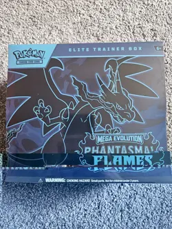 Pokemon Mega Evolution Phantasmal Flames Elite Trainer box ETB Factory Sealed - Image 1