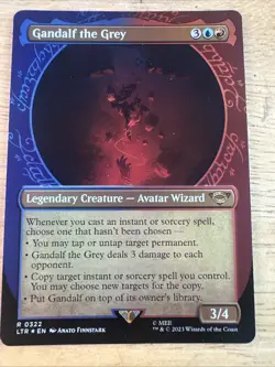 FOIL MTG Gandalf the Grey (Showcase) : The Lord of the Rings: - NM - Image 1