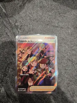 Pokemon TCG Friends in Sinnoh 149/159 Full Art Holo Rare Crown Zenith NM - Image 1