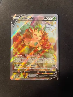Leafeon V 167/203 Alt art Evolving Skies Pokemon TCG 2021 - Mint Condition NM - Image 1