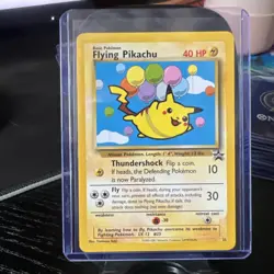 2000 POKEMON TCG WOTC BLACK STAR PROMO 25 FLYING PIKACHU NEAR MINT - Image 1