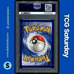 2017 POKEMON XY FURIOUS FISTS MEGA POWERS COLL PROMO #55A/111 M LUCARIO EX PSA 9 - Image 2