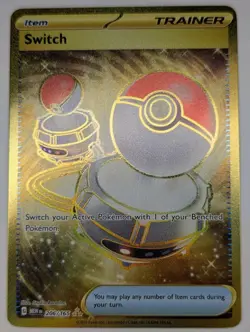 Switch 206/165 Pokemon TCG Scarlet & Violet 151 Hyper Rare NM - Image 1