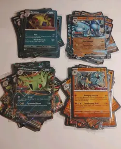 Pokemon Prismatic Stamped Promos Lucario ex/Lucario/Tyranitar ex/Tyranitar *NM* - Image 1
