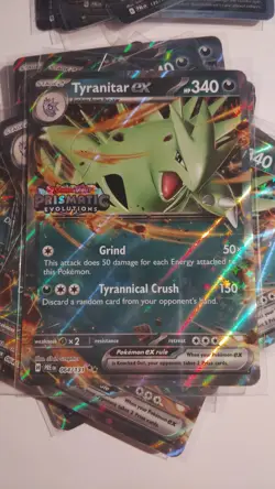 Pokemon Prismatic Stamped Promos Lucario ex/Lucario/Tyranitar ex/Tyranitar *NM* - Image 3