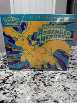 Pokemon Mega Evolution Ascended Heroes Elite Trainer Box (ETB) TCG NEW/SEALED - Image 1