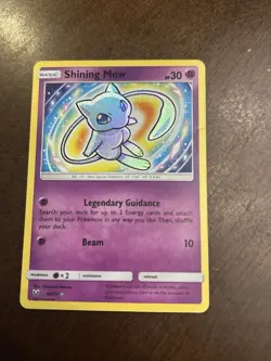 Pokemon TCG Shining Mew 2017 Shining Legends 40/73 - Image 1