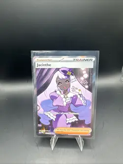 Pokemon Jacinthe Trainer-Supporter Ultra Rare Full Art Holo 110/088 POR English - Image 1