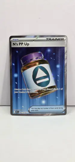N's PP Up Full Art Ultra Rare 262/217 Pokemon Ascended Heroes English NM - Image 1
