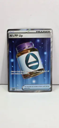 N's PP Up Full Art Ultra Rare 262/217 Pokemon Ascended Heroes English NM - Image 3