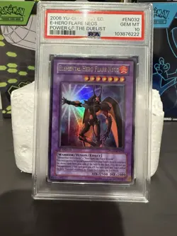 Konami 2006 Yu-Gi-Oh! Elemental Hero Flare Neos Ultra Rare 1st Ed PSA 10 - Image 1