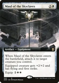 Maul of the Skyclaves - Extended Art Zendikar Rising NM MTG - Image 1