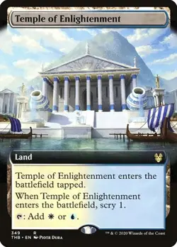 Temple of Enlightenment - Extended Art Theros Beyond Death NM MTG - Image 1
