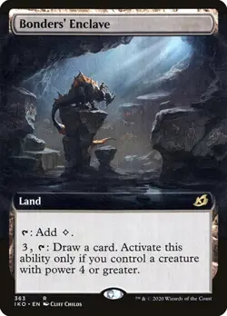 Bonders' Enclave - Extended Art IKO NM MTG - Image 1