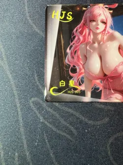 Goddess Shirahoshi Pink Lady Thick Card Sexy Waifu Doujin One Piece Full Art - Image 3